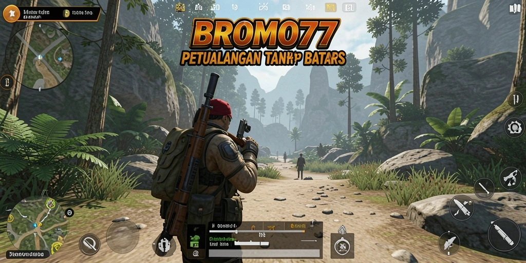 Screenshot BROMO77 yang menampilkan eksplorasi dunia terbuka yang menakjubkan.