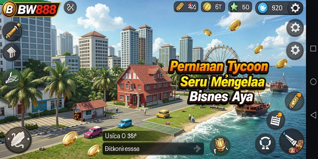 Screenshot BW888 menampilkan gameplay Tycoon yang memukau.