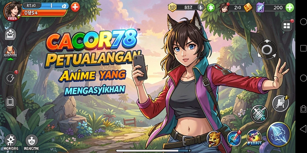 Gameplay seru dan karakter Anime yang menarik di CACOR78.