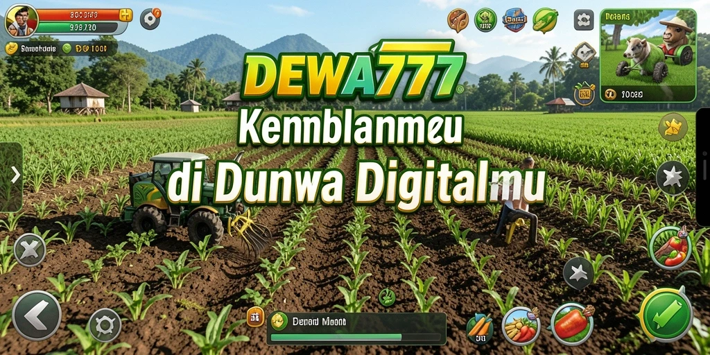 Tampilan gameplay DEWA777 yang seru dalam pengelolaan pertanian.