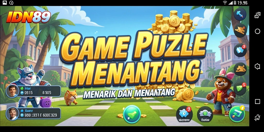 Tampilan gameplay IDN89 dengan teka-teki menarik dan antarmuka yang intuitif.
