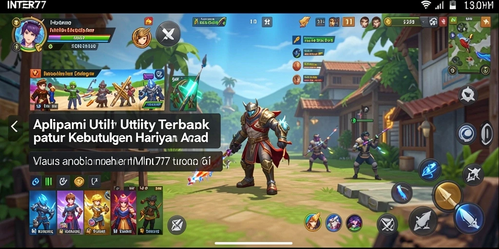 Tampilan antarmuka <strong>INTER77</strong> yang modern dan fungsional.