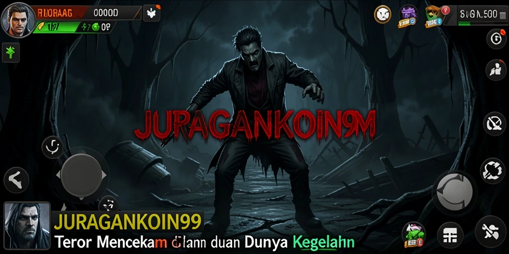 Gameplay mencekam di dalam JURAGANKOIN99 yang penuh teror.