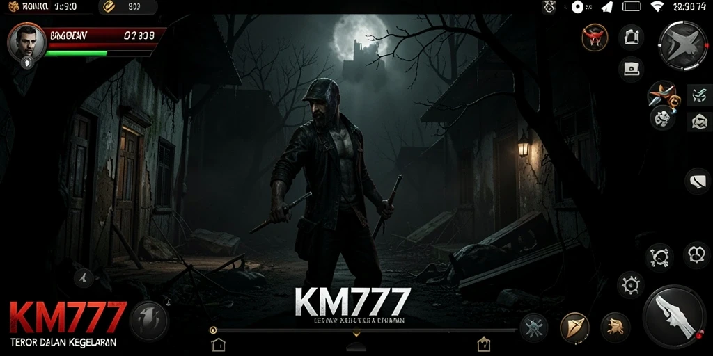 Gameplay KM777 yang mencekam dan penuh ketegangan.