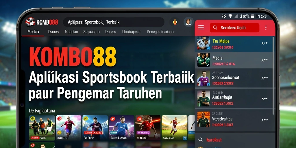 Tampilan gameplay <strong>KOMBO88</strong> saat memasang taruhan olahraga.