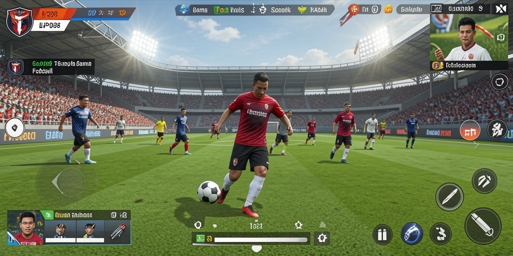 Tampilan gameplay sepak bola yang mendebarkan di LPO88.