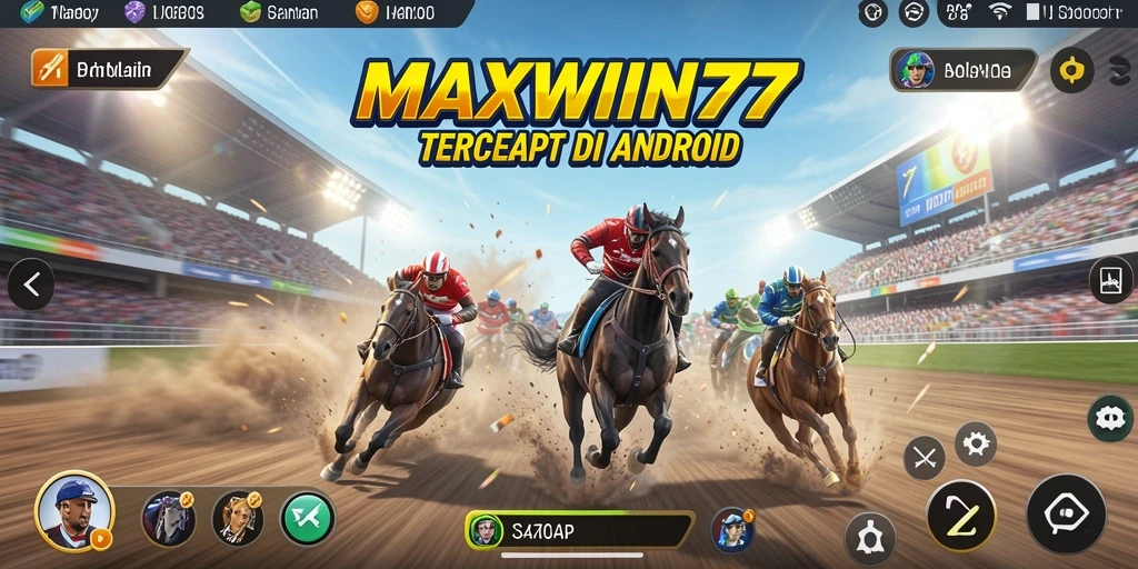 Gameplay balapan intens dan menegangkan di MAXWIN77.