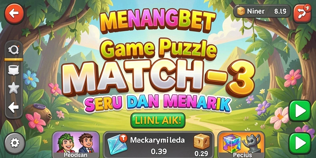 Tampilan gameplay menarik dari MENANGBET di kategori Match-3.