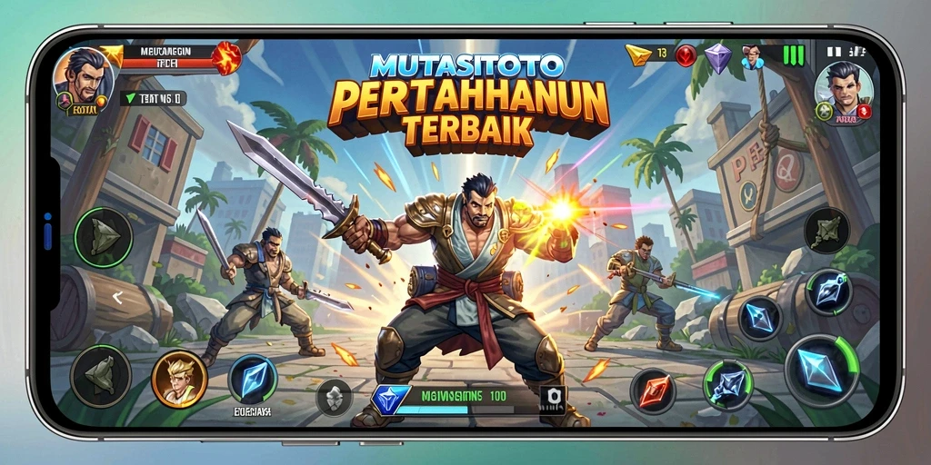 Screenshot menunjukkan aksi intens dalam permainan Tower Defense.