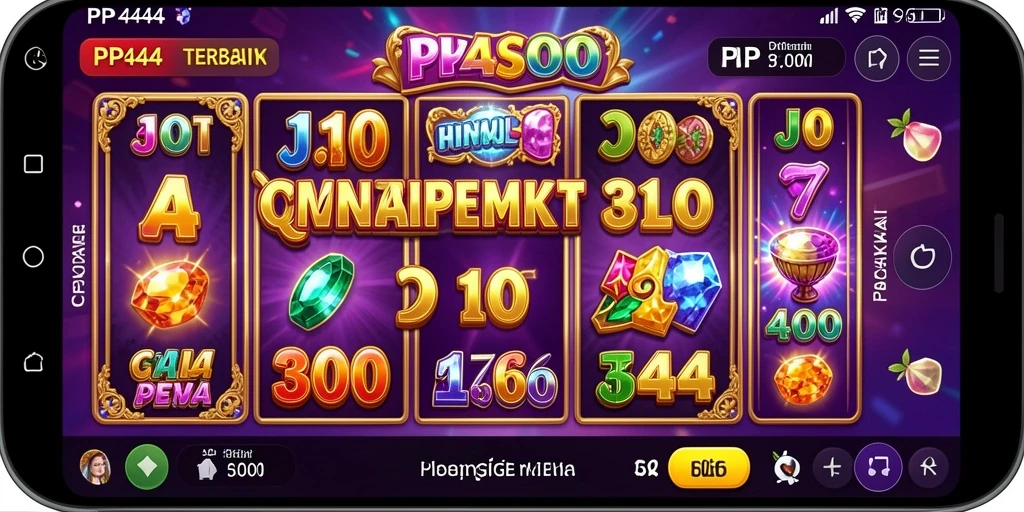 Tangkapan layar PP444 yang menunjukkan gameplay Slot penuh aksi.