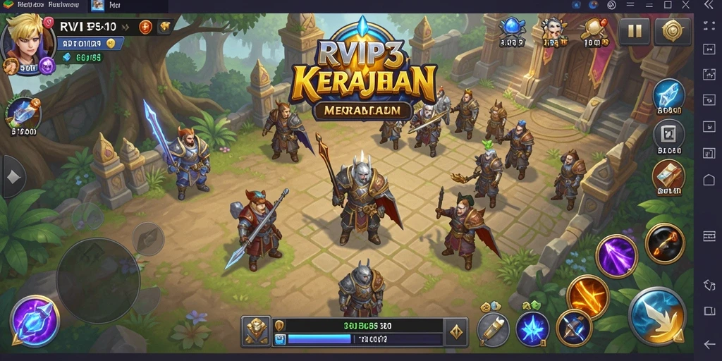 Tampilan gameplay yang menegangkan dari RVIP3 dengan strategi mendalam.