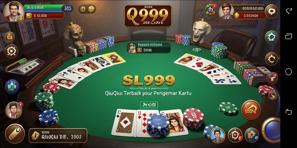 Tampilan gameplay menarik dari SL999 saat bermain QiuQiu.