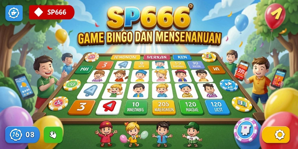 Tampilan gameplay SP666 yang menarik dan penuh warna.