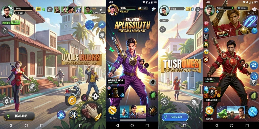 Tampilan antarmuka utama aplikasi V07 yang user-friendly.