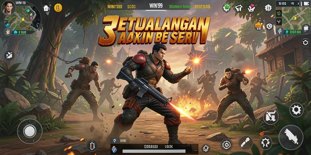 Tampilan gameplay seru dalam WIN199 dengan aksi menegangkan.
